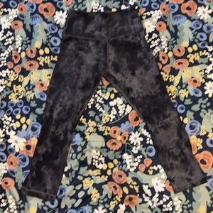 Lululemon Black Tie-Dye Leggings